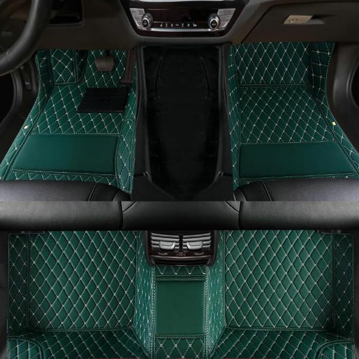 green car floor mats