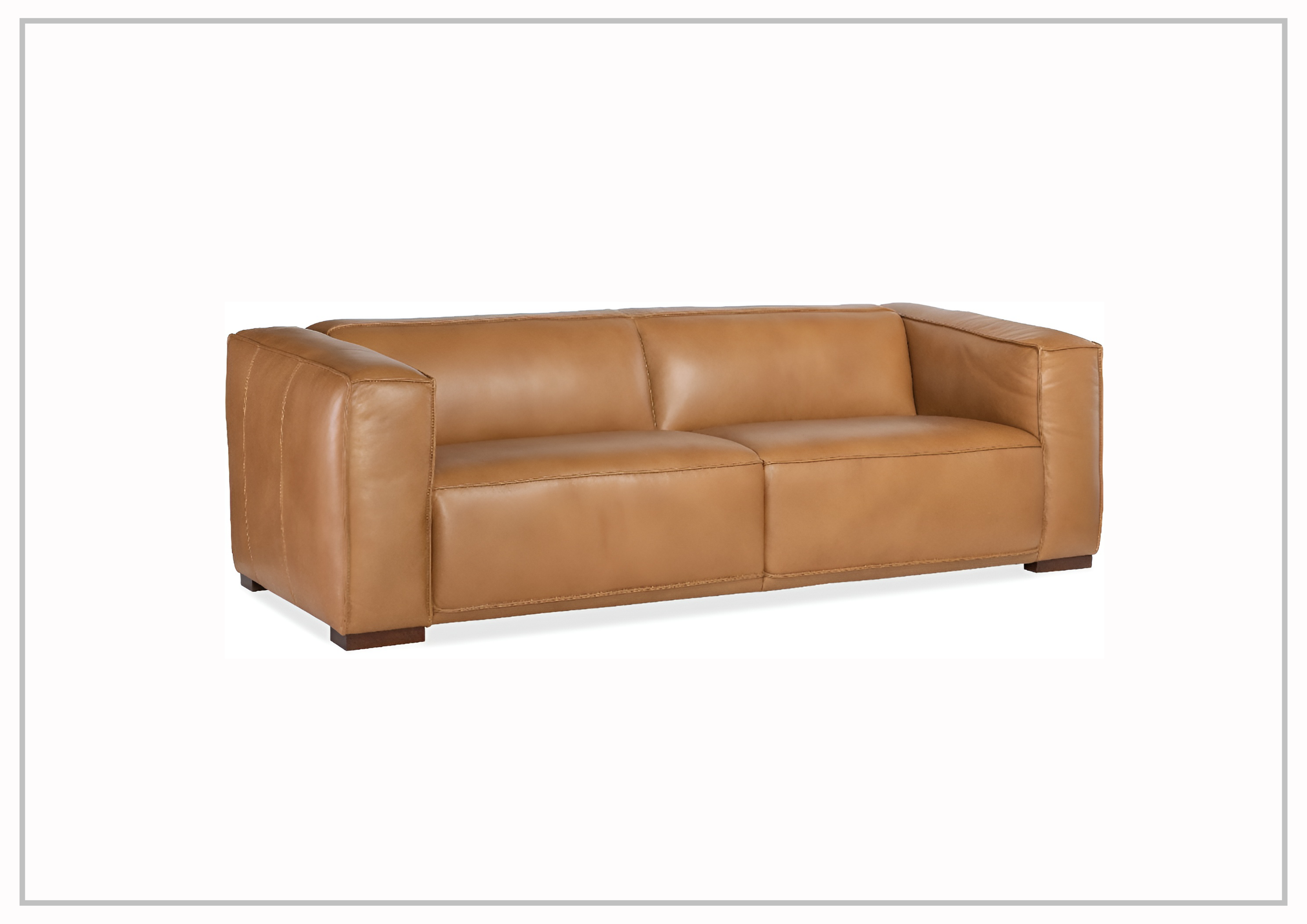 Premium Leather Sofa for Living Room by Hooker Furniture – Stylish & Comfortable Maria Collection for Modern Home Decor