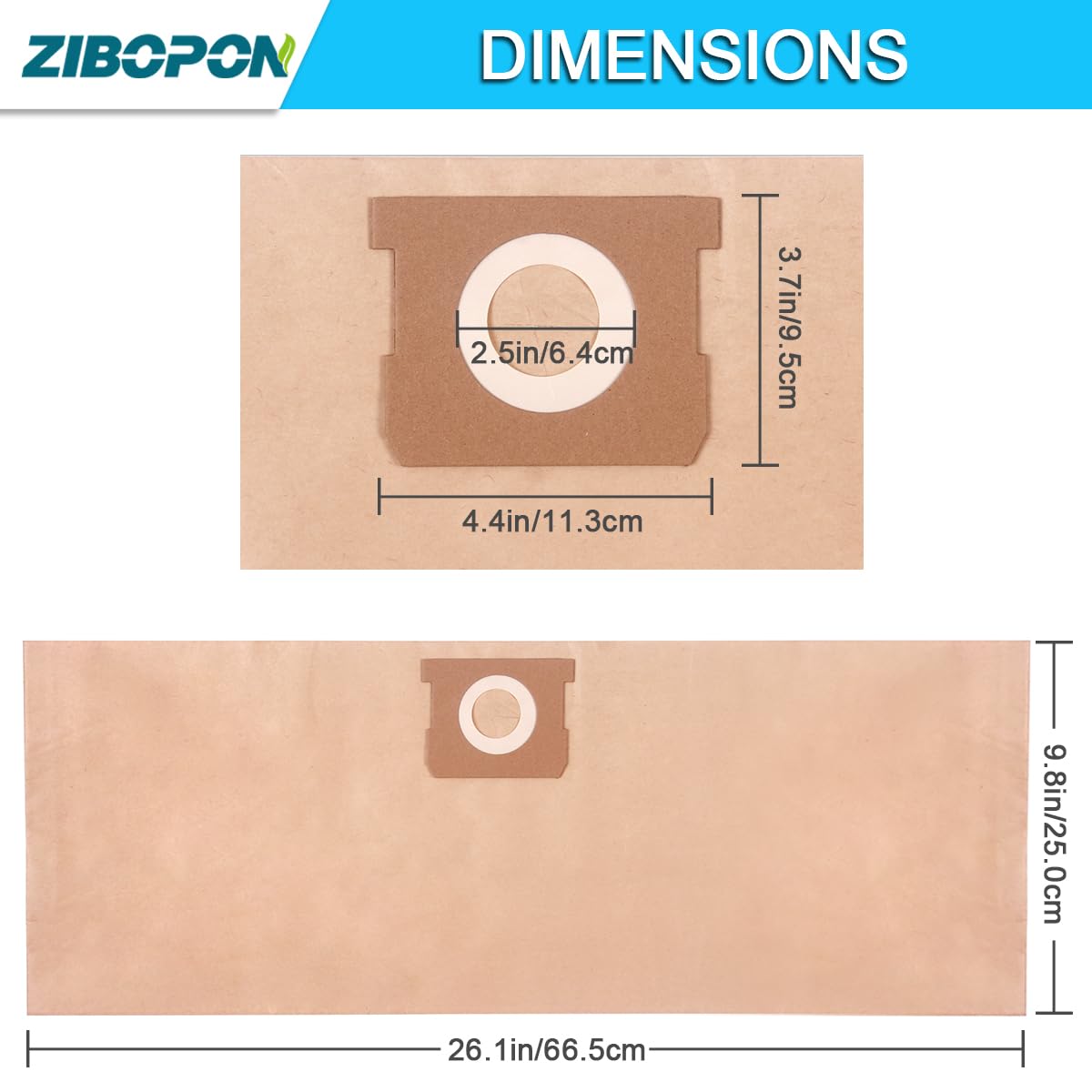8 Pack 25-1238 Vacuum Bags - Compatible with Stanley & Porter Cable 4 Gallon Wet/Dry Vacuum Models SL18301-4B, SL18301-3B, PCX18301-4B, PCX18301-4C - Perfect for Dust Collection, Workshop Cleaning, and DIY Projects