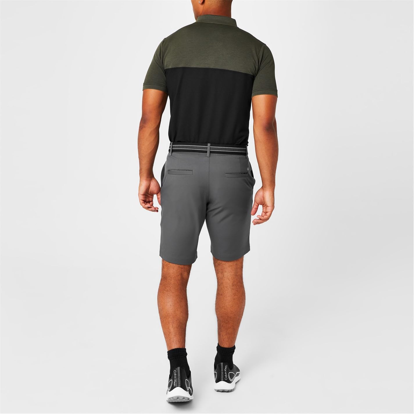 Calvin Klein Men's Color Block Golf Polo - Lightweight & Stylish for Golf & Casual Wear