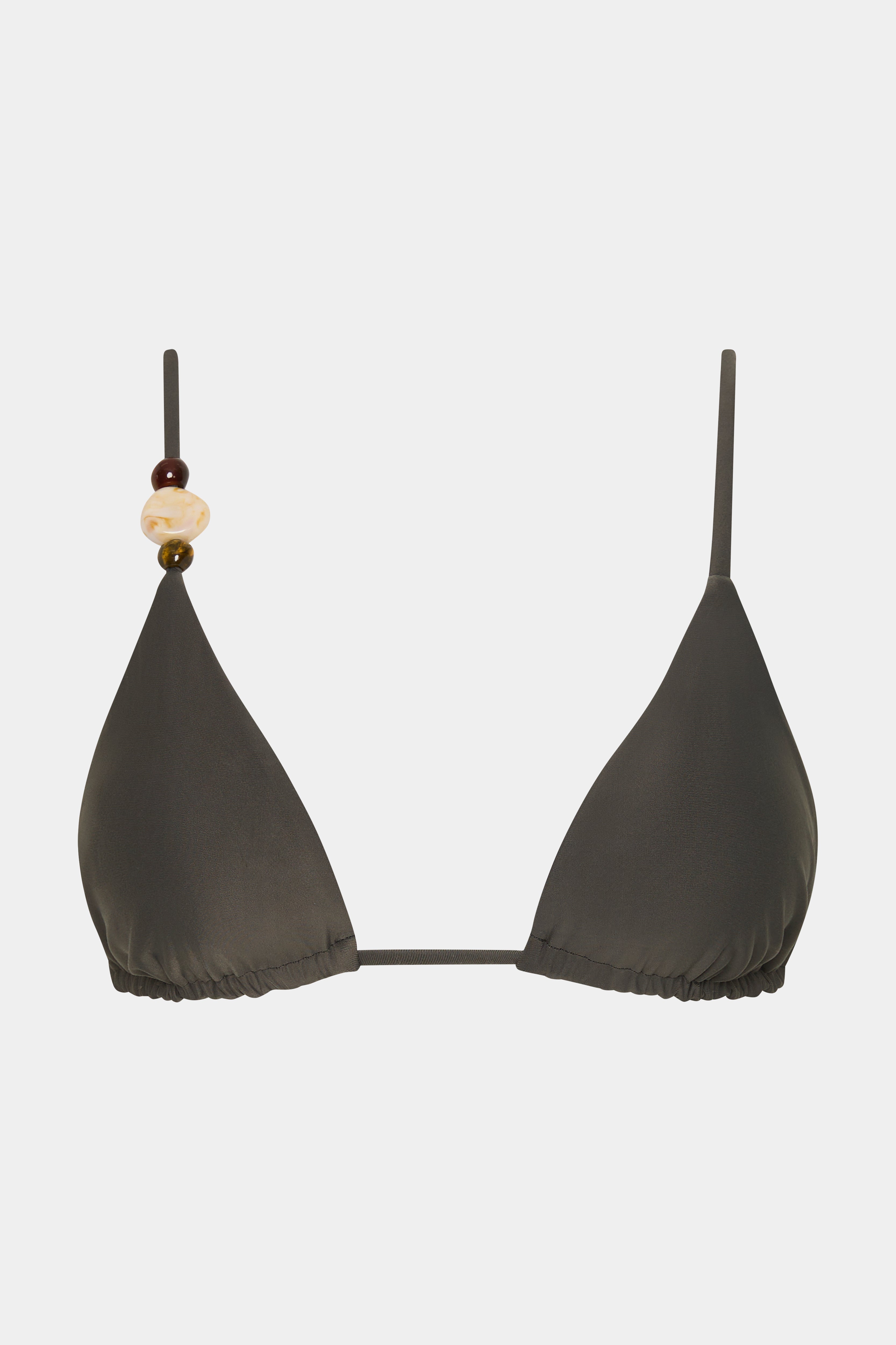 Jeanne Beaded String Triangle Bikini Top - Sexy Women's Swimwear for Beach, Pool & Summer Vacation