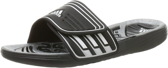 Adidas Men's Chayassage 2 Comfortable Sport Sandals - Black/Metallic/White - Size 8 M US | Perfect for Beach, Pool, Gym & Casual Summer Wear