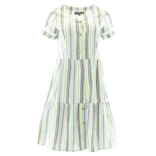 Annie Green Dress for Women - Elegant Flowy Midi Dress for Casual Wear, Office, and Special Occasions