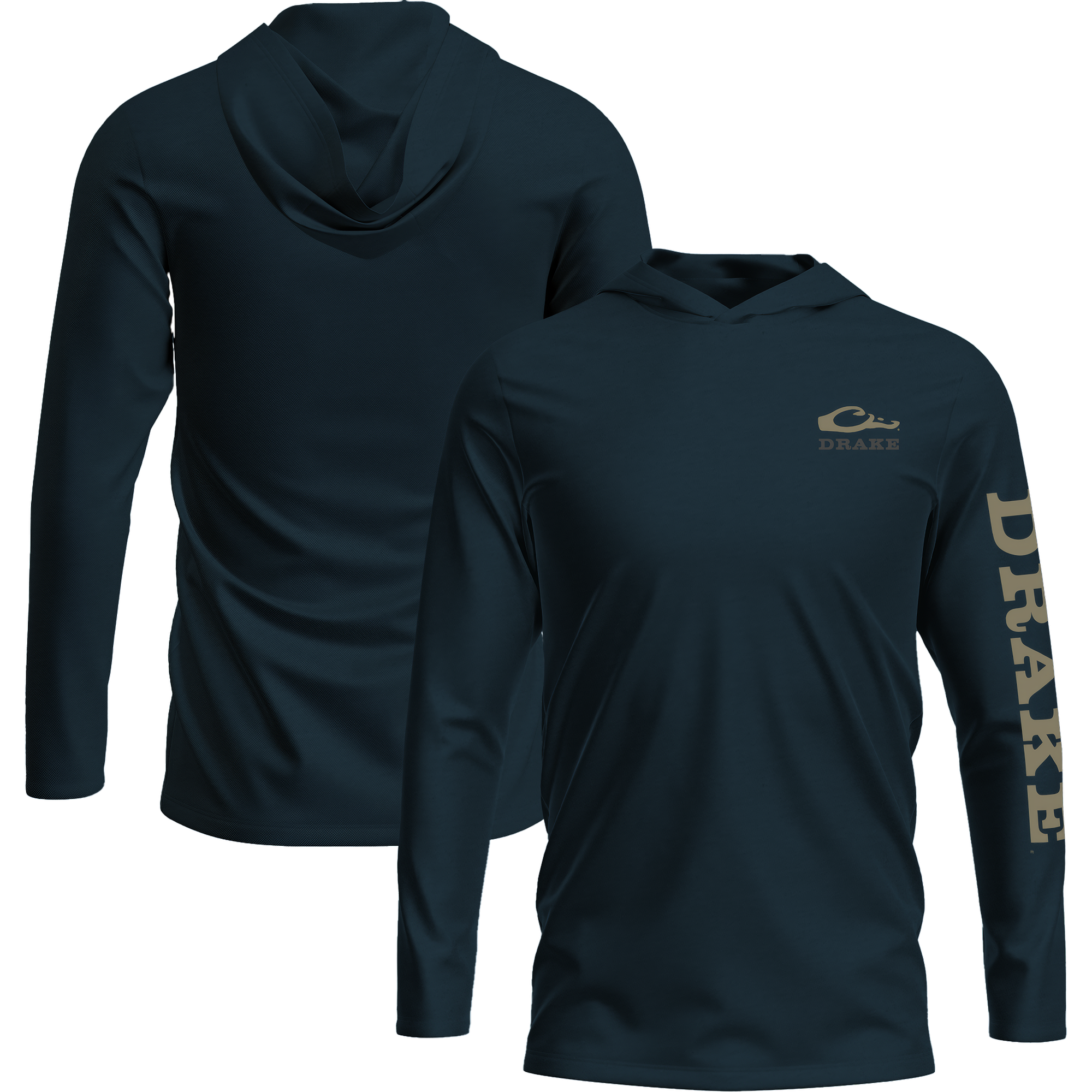 Custom Logo Long Sleeve Hoodie T-Shirt for Men & Women - Soft Cotton Pullover Sweatshirt for Branding, Team Uniforms, and Casual Wear