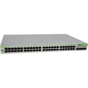 Allied Telesis 48-Port Gigabit Ethernet WebSmart Switch with 4 SFP Combo Ports - Ideal for Small Business Network & Office IT Infrastructure