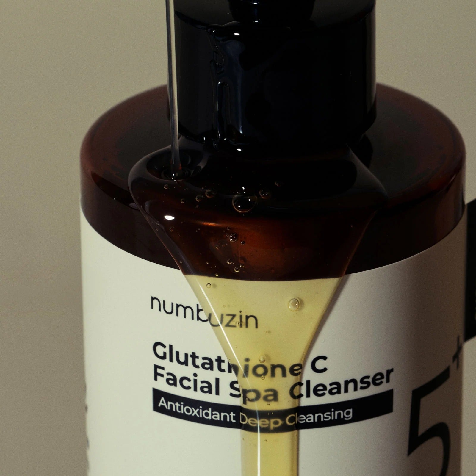 Numbuzin No.5+ Glutathione Vitamin Facial Cleanser 200ml - Brightening & Hydrating Face Wash for Glowing Skin | Perfect for Daily Skincare Routine & Spa-Like Experience at Home