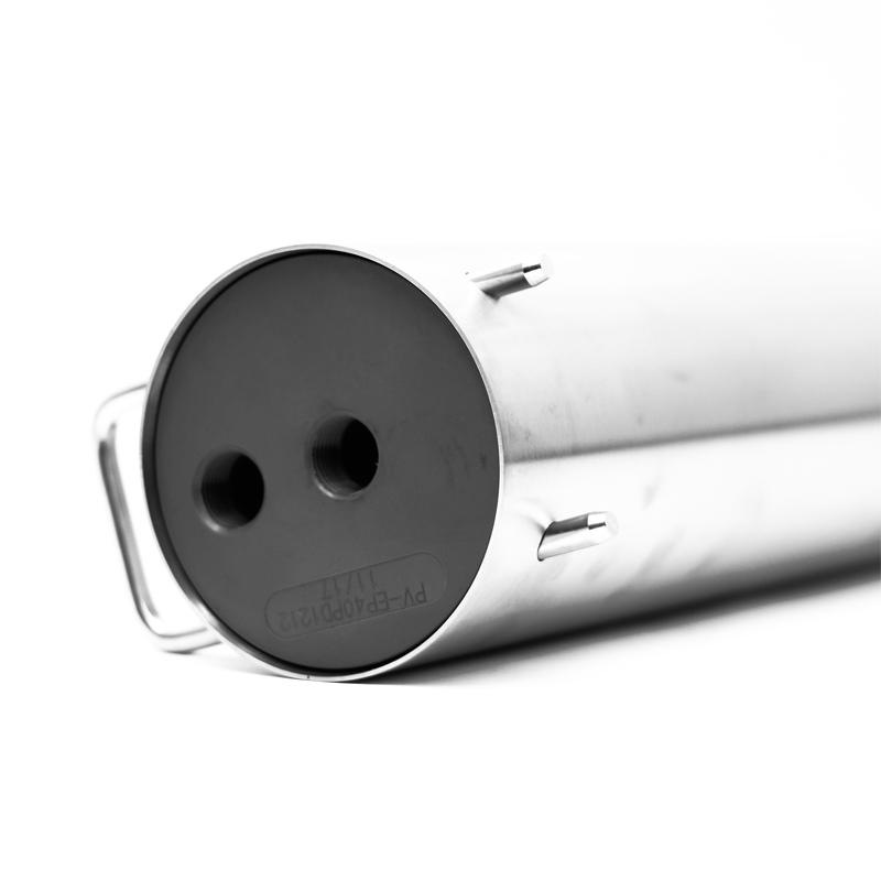 4in x 21in Stainless Steel Membrane Housing - High Pressure Reverse Osmosis Water Filter Replacement for Industrial & Home Use