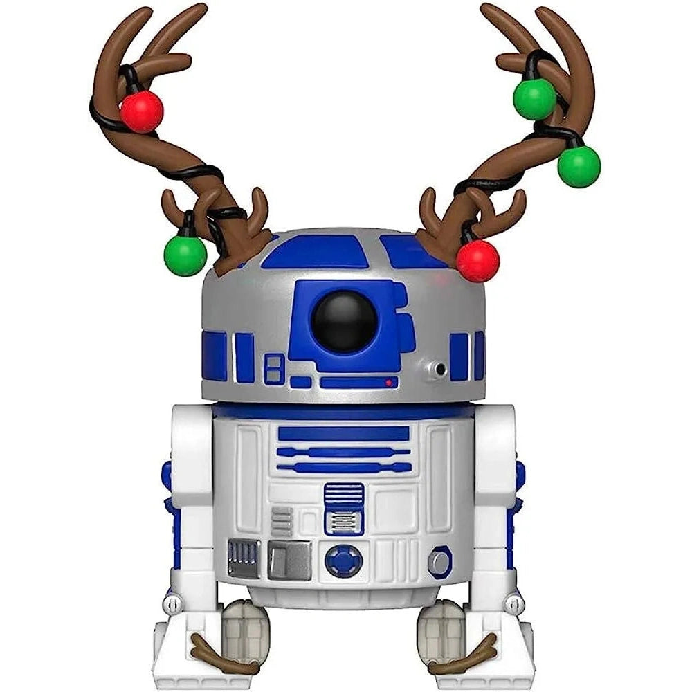 Star Wars R2-D2 Christmas Droid with Antlers - Festive Holiday Decor for Home, Office & Gifts