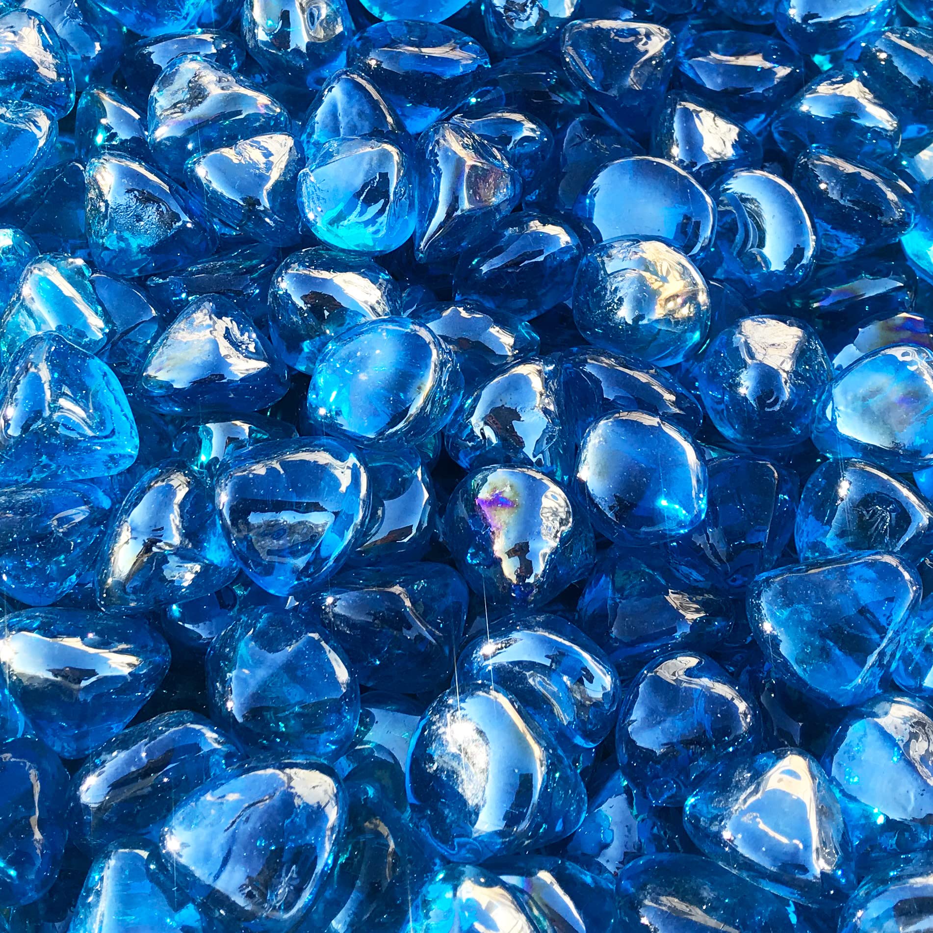 Reflective Fire Pit Glass Diamonds - 1