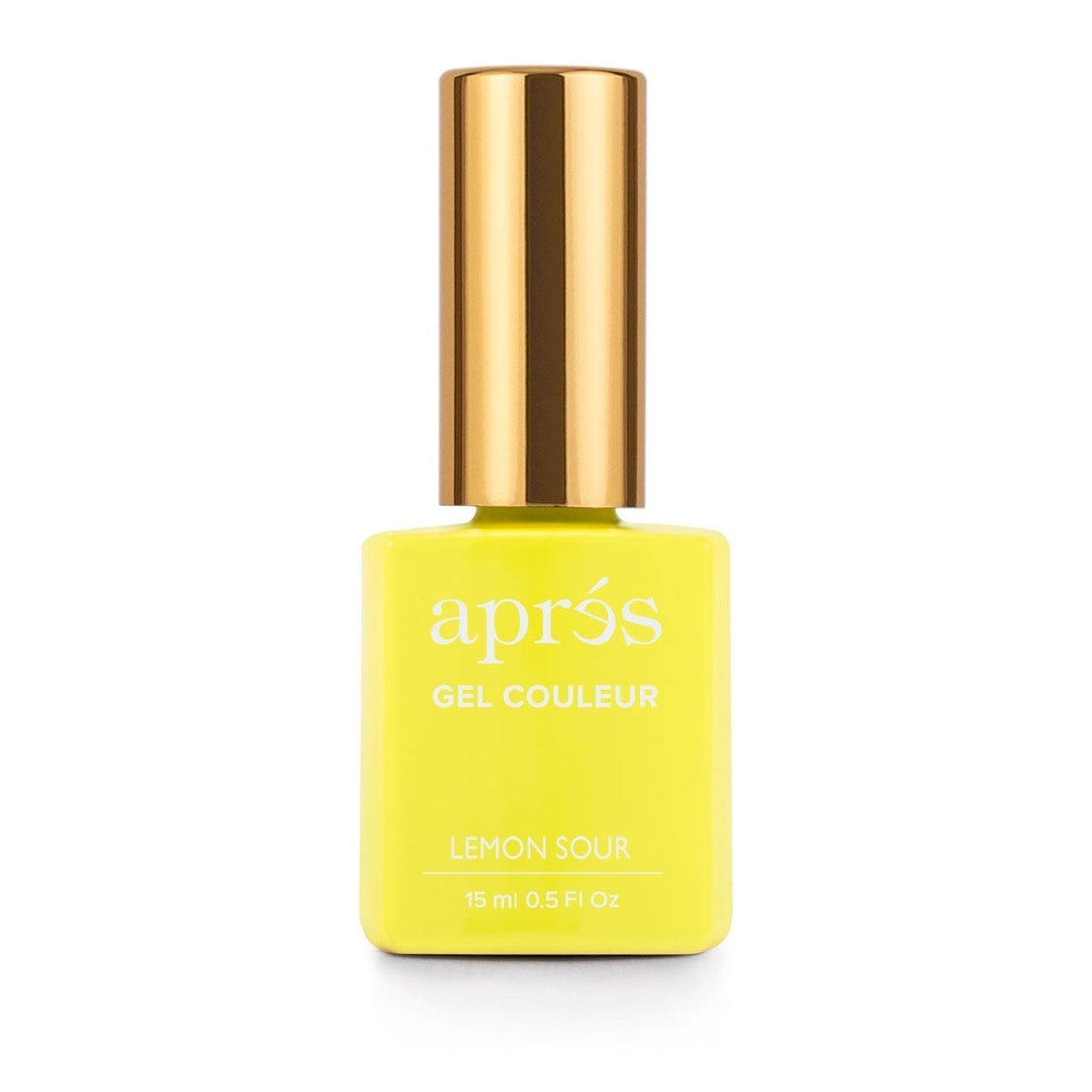 Apres Gel Polish - Lemon Sour Color - Long Lasting UV LED Nail Polish - Professional Salon Quality Gel Nail Polish Kit - Perfect for Manicures, Pedicures & Nail Art Designs