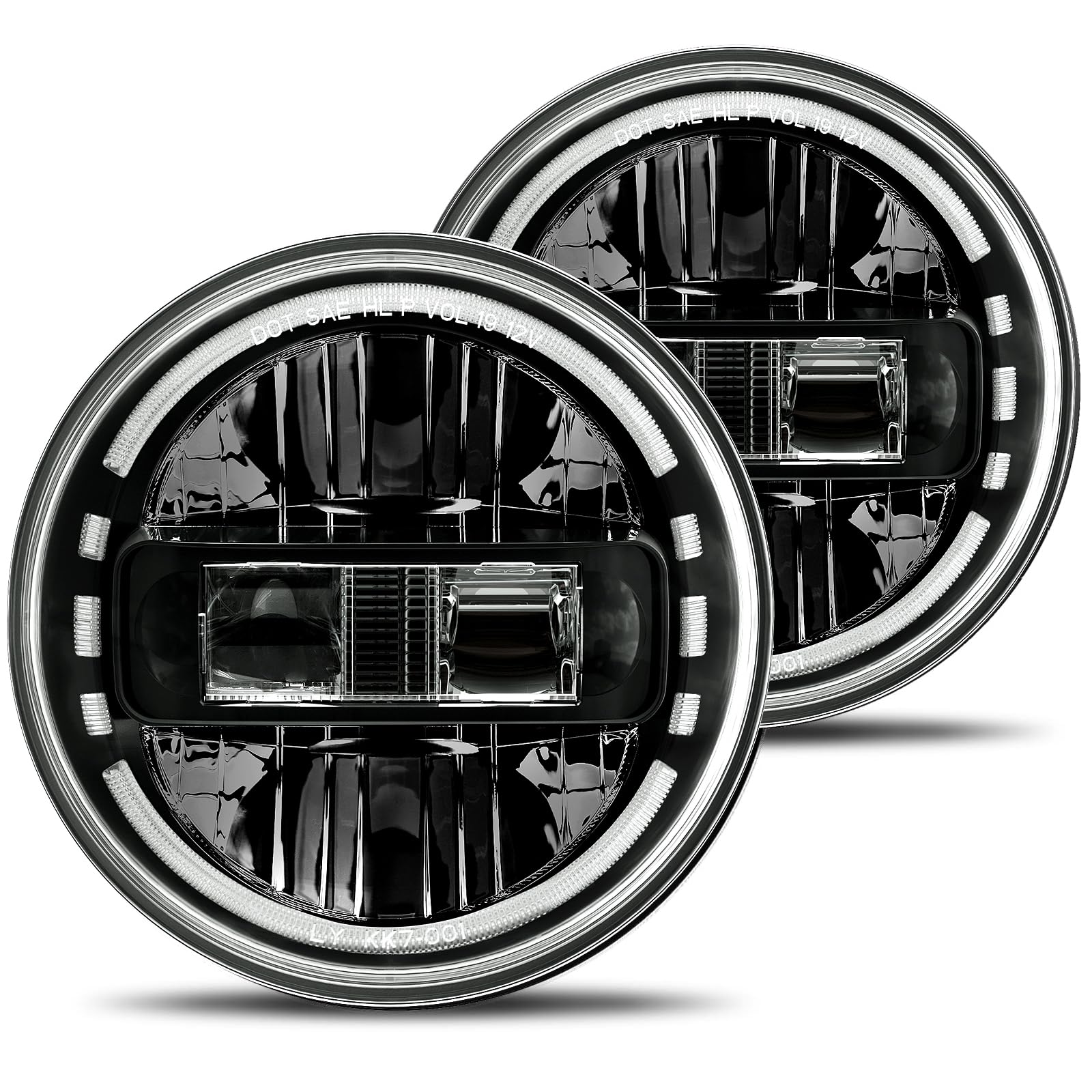 AUDEXEN LED Tail Lights & Headlights for Jeep Wrangler JK - Waterproof Off-Road Lighting for Adventure & Night Driving
