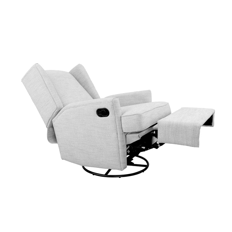 Hemingway Swivel Recliner Chair - Second Story Home Comfortable Leather Reclining Chair with 360° Rotation - Perfect for Living Room, Home Theater & Office Relaxation