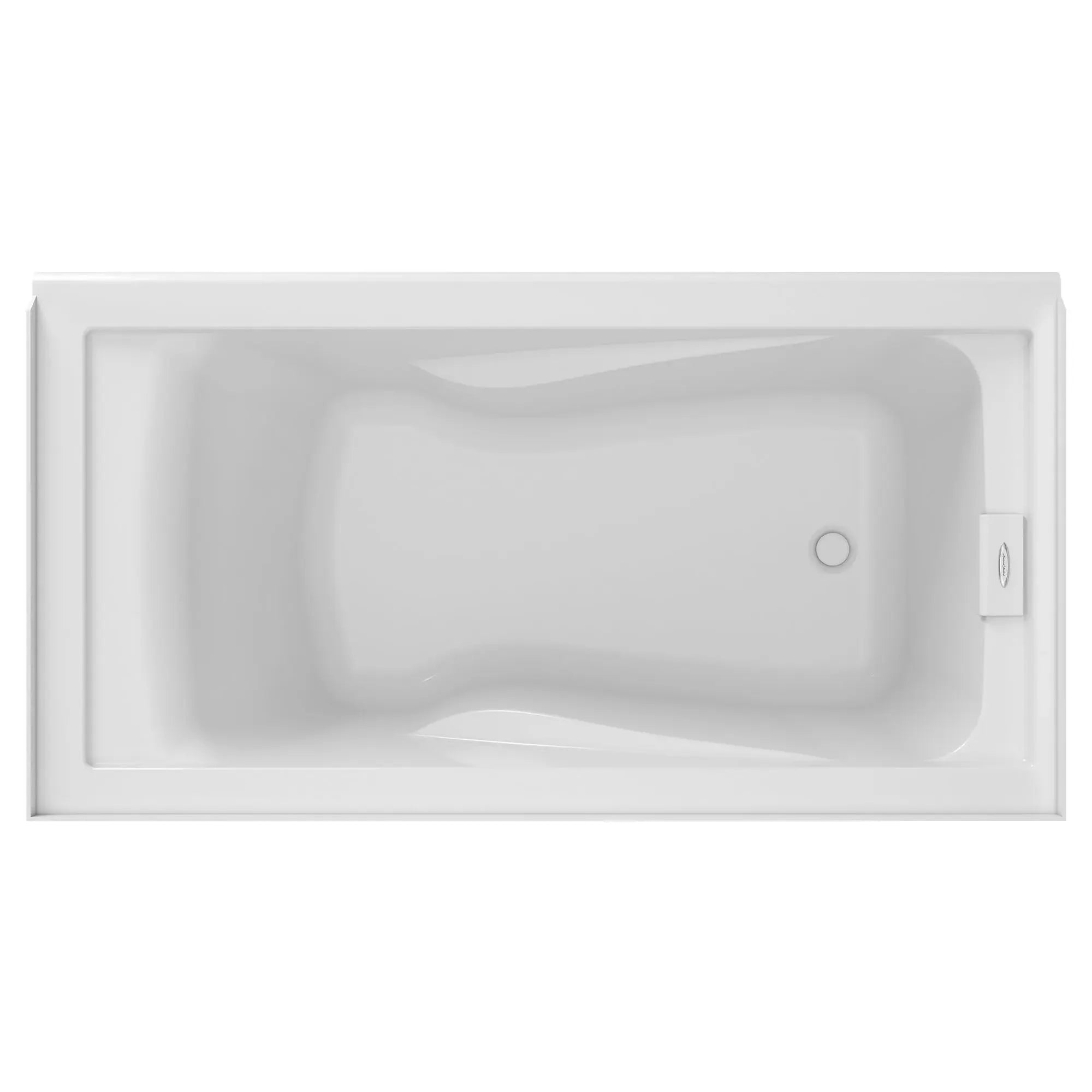 EverClean 60x32 Inch Integral Apron Deep Soak Bathtub with Left Hand Outlet - Perfect for Small Bathrooms & Spa-Like Relaxation at Home