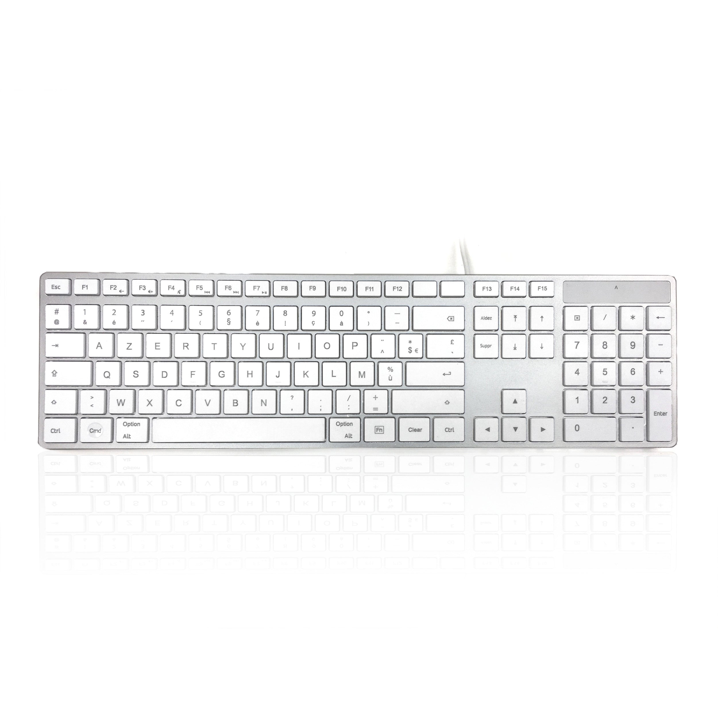 Accuratus KYBAC301 Full Size Apple Mac Multimedia Keyboard - Compatible with MacBook, iMac, Mac Mini - Perfect for Typing, Coding & Office Work