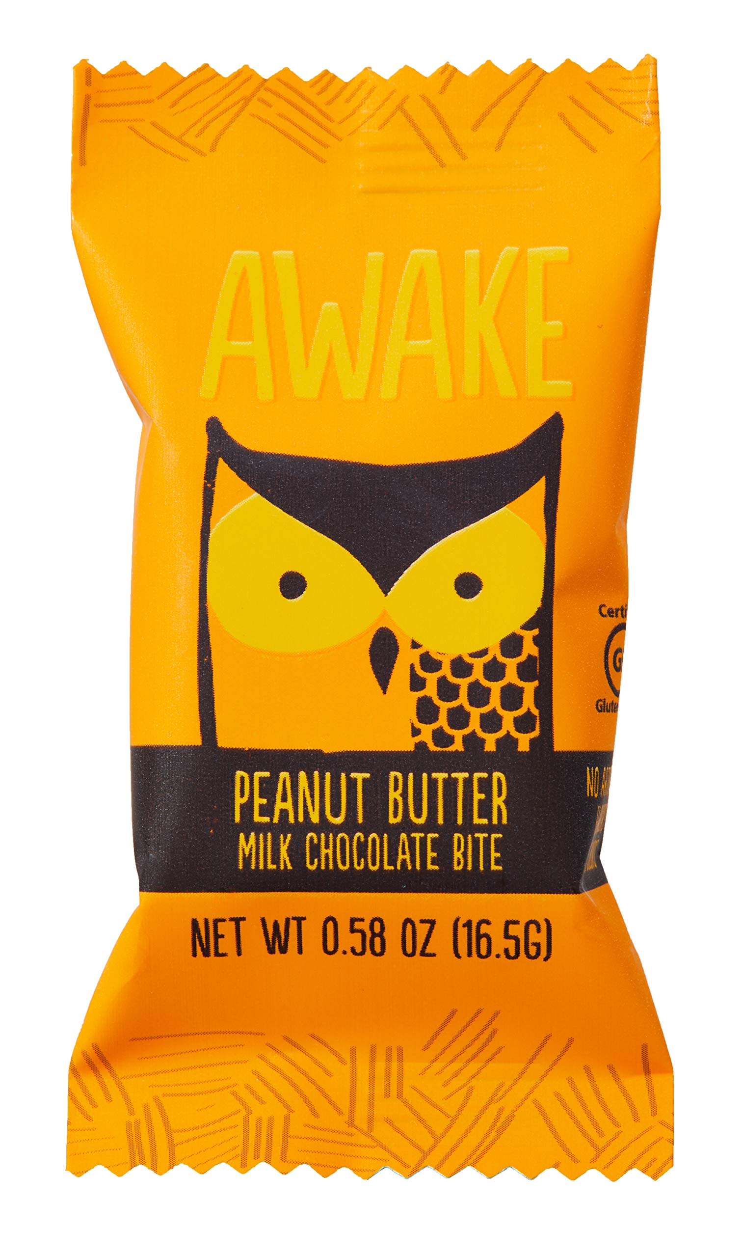 Awake Caffeinated Chocolate Energy Bites with Peanut Butter - 300 Count Pack for Workout, Hiking & Study Boost - Natural Energy Snack for Adults