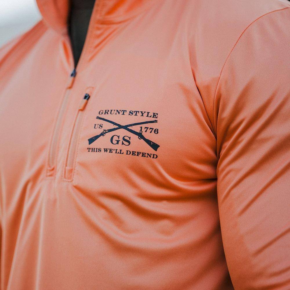 Overwatch 1/4 Zip Pullover Sweatshirt - Apricot Crush | Gaming Apparel for Casual Wear & Esports Fans