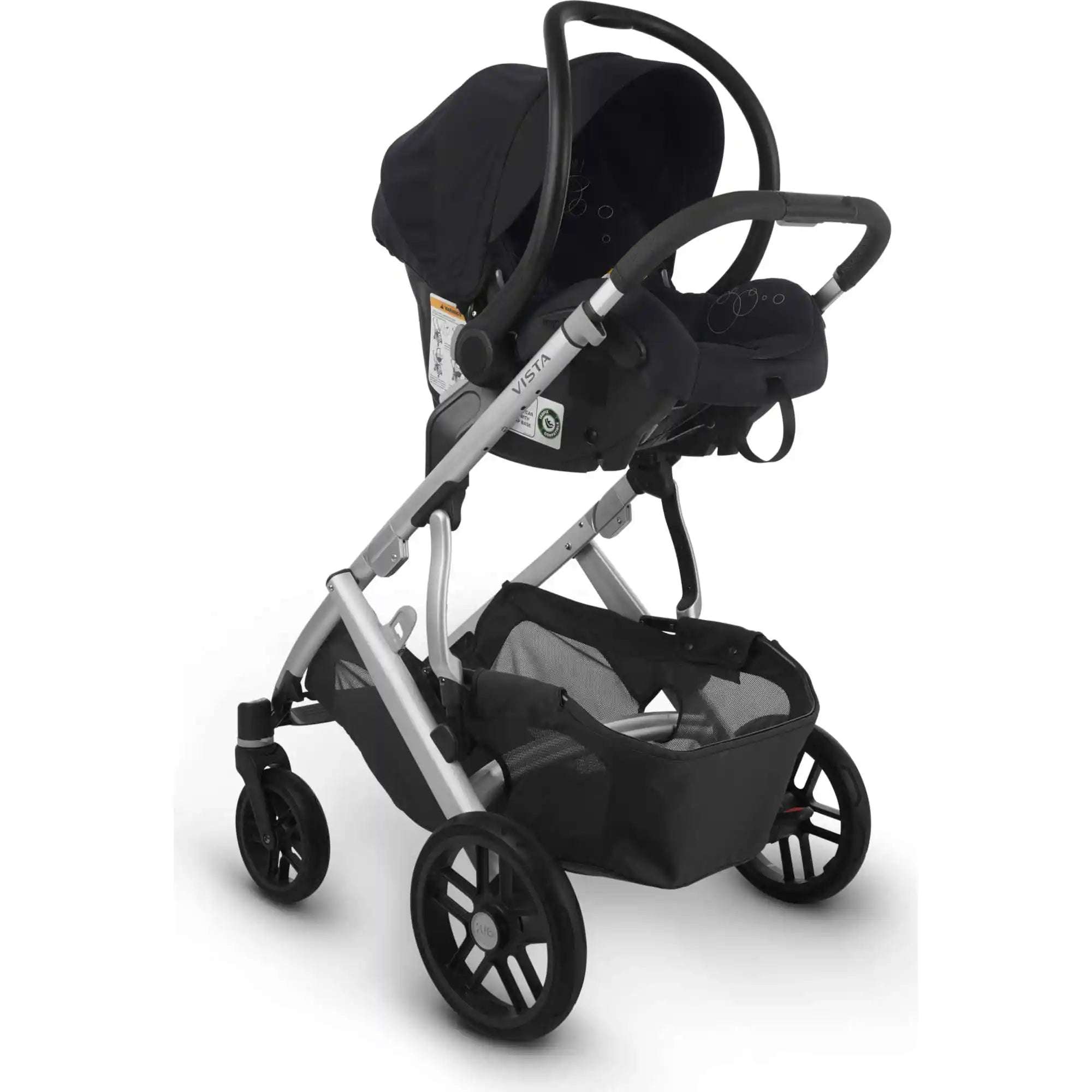UPPAbaby Upper Car Seat Adapters for VISTA, VISTA V2, CRUZ & CRUZ V2 Strollers - Compatible with Maxi Cosi, Nuna, Cybex, BeSafe Car Seats - Secure Infant Travel Solution for Urban Commutes & Family Outings
