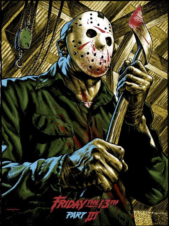 Friday the 13th Part 3 - Horror Movie DVD | Classic Slasher Film | Jason Voorhees | Perfect for Halloween & Movie Nights