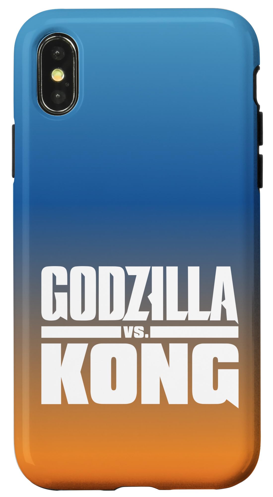 iPhone X/XS Godzilla vs Kong Official Logo Phone Case - Durable Slim Protective Cover for Daily Use, Travel & Outdoor Activities