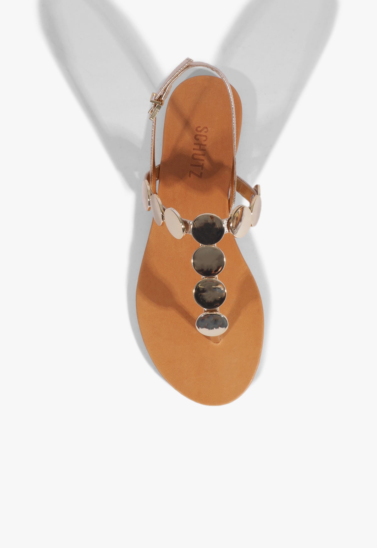 Acacia Gold Leather Sandal - Women's Comfortable Flat Sandals for Summer | Casual Walking, Beach Vacation & Outdoor Activities