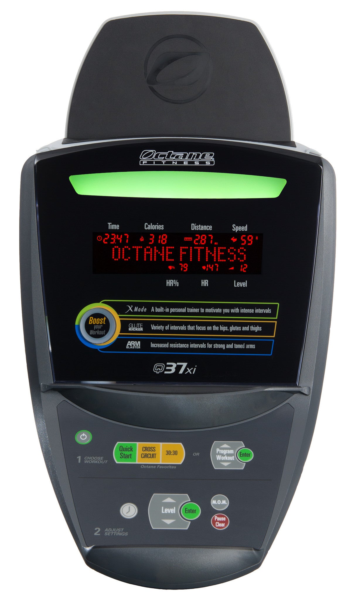 Octane Q37X Elliptical Machine - Low Impact Cardio Trainer for Home Gym | Perfect for Weight Loss, Full Body Workout & Joint-Friendly Exercise