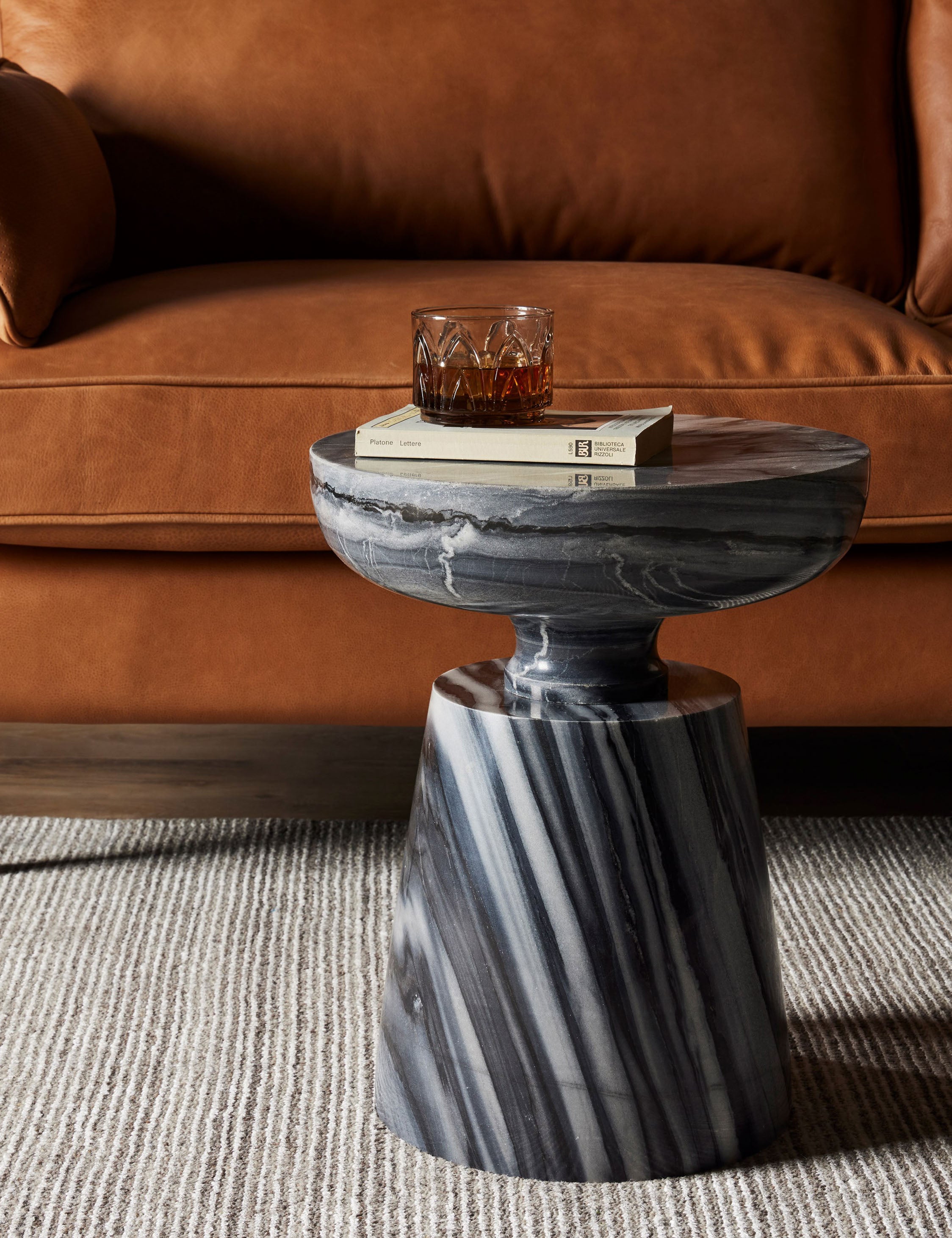 Modern Zeller Side Table - Small End Table with Storage Shelf for Living Room, Bedroom, or Office - Perfect Nightstand, Sofa Table, or Accent Table for Home Decor