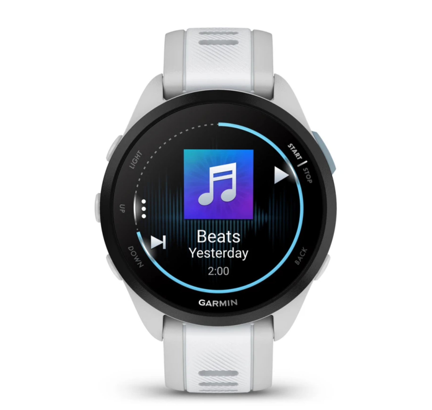 Garmin Forerunner 165 Music GPS Smartwatch - Mist Grey/Whitestone - Fitness Tracker with Music Storage, Heart Rate Monitor & Sleep Tracking - Perfect for Running, Cycling & Outdoor Activities