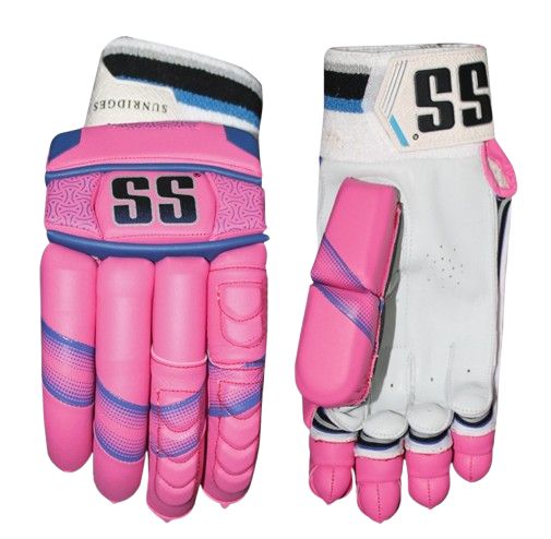 Premium SS IPL Batting Gloves - Cricket Sports Gear with Enhanced Grip (Pink) - Perfect for Practice Matches & Professional Cricket Games