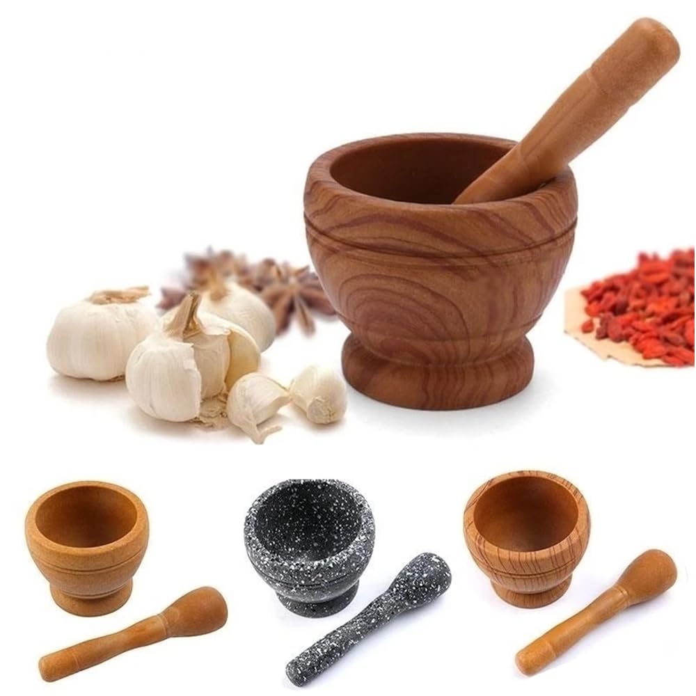 Premium Molcajete Mortar and Pestle Set - 4.3 Inch Natural Stone Guacamole Bowl for Grinding Spices, Herbs, Garlic & Making Authentic Mexican Salsas - Perfect Kitchen Tool for Home Chefs & Mexican Cooking Enthusiasts
