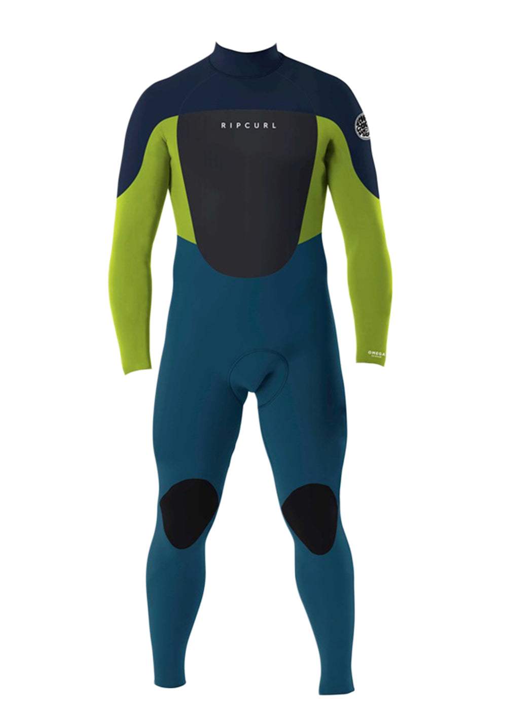 Rip Curl Boys Omega 4/3mm Back Zip Steamer Wetsuit for Kids - Warm & Flexible Neoprene Surfing Suit - Perfect for Cold Water Surfing, Diving & Water Sports
