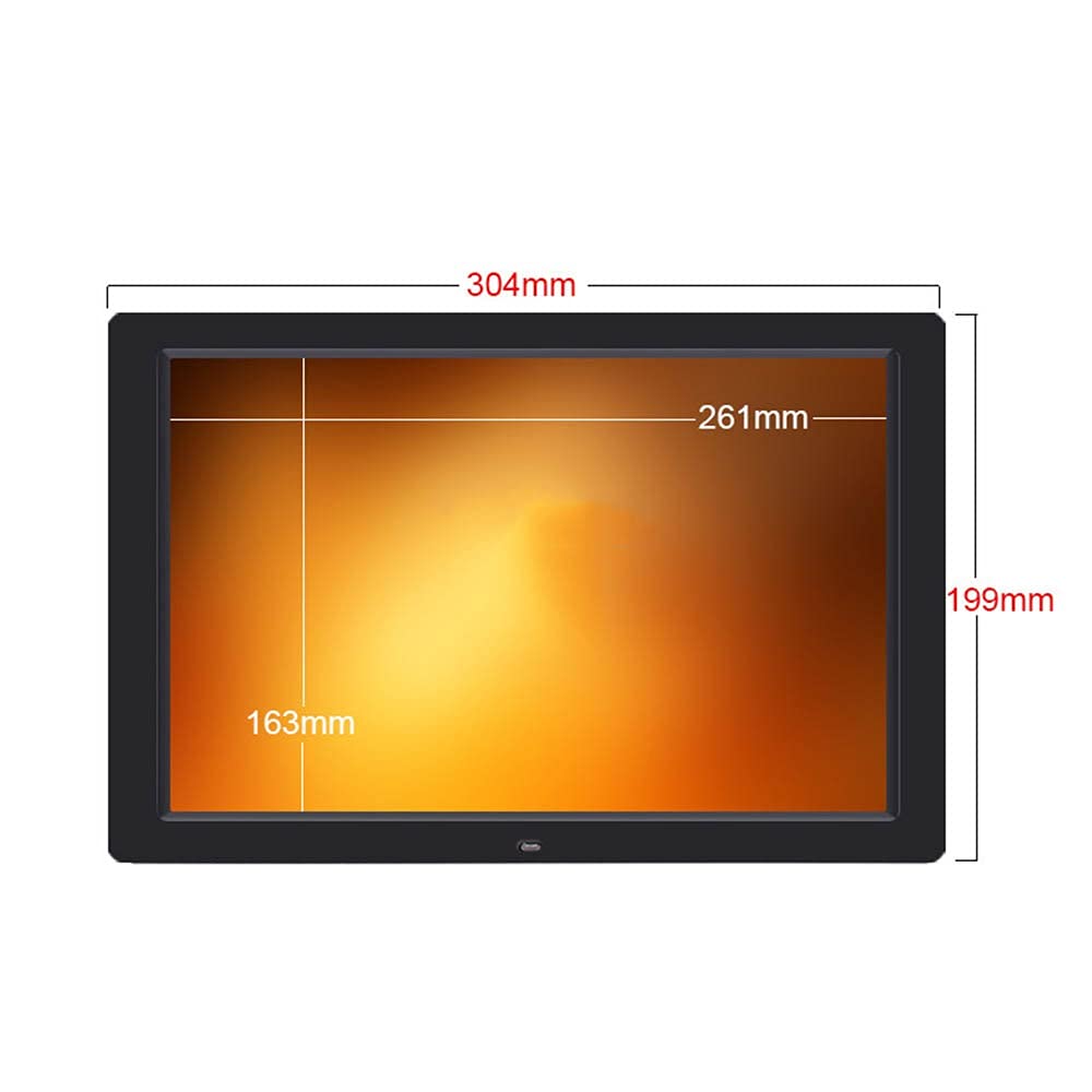 WYRMB 12 Inch Digital Photo Frame - HD 1080P Electronic Picture Frame with 1280×800 Resolution, Video Player & Digital Album - Perfect for Home Decor, Office Display, and Gift Giving
