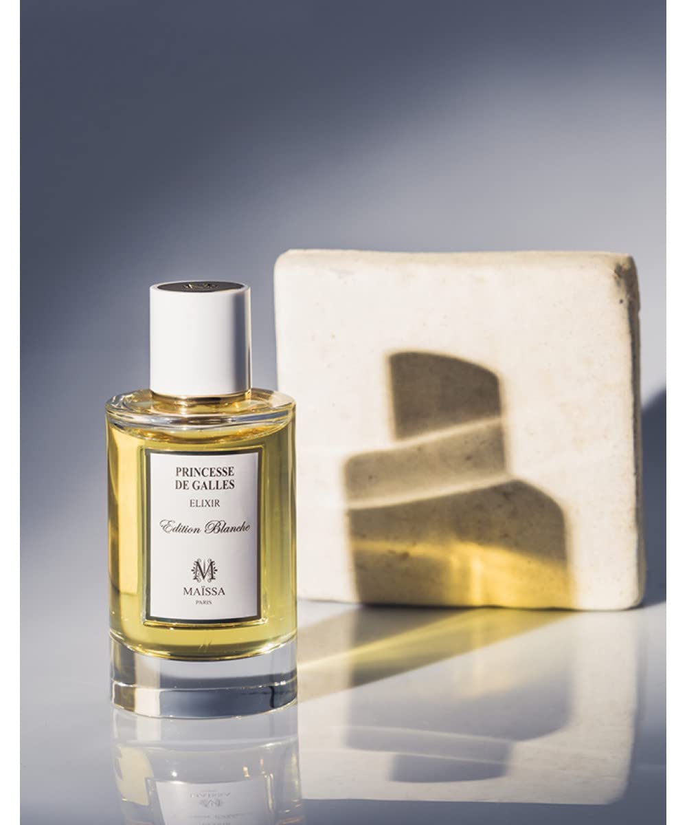 Princesse de Galles Edition Blanche Perfume 100ml by Maïssa - Luxury Floral Fragrance for Women, Perfect for Evening Events & Special Occasions