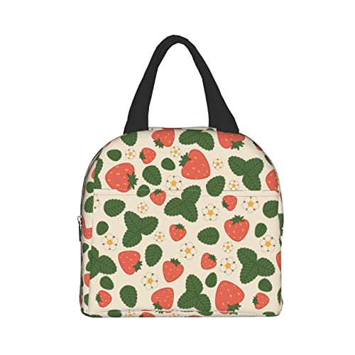 Cute Strawberry White Flower1