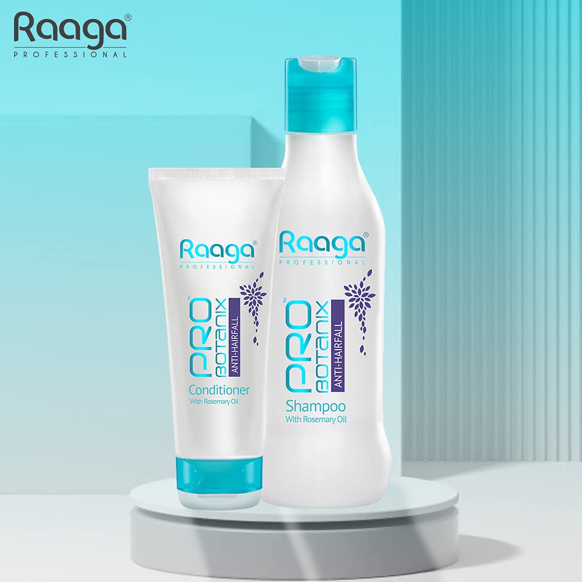 Raaga Professional Pro Botanix Anti-Hair Fall Conditioner with Rosemary Oil - Prevents Hair Breakage & Promotes Hair Growth - 100ml for Men & Women - Perfect for Daily Hair Care & Scalp Nourishment