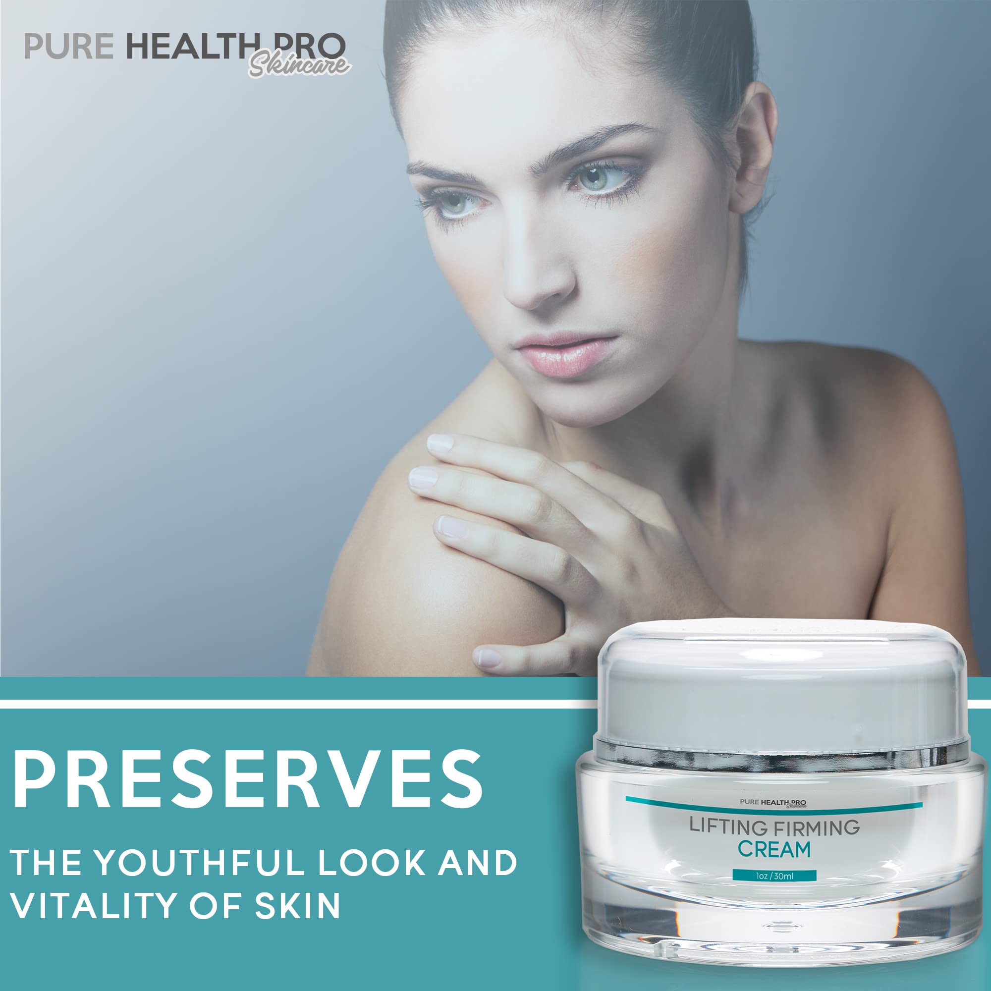 Pure Health Pro Skincare - Anti-Aging Face Cream for Wrinkles & Fine Lines - Lifting Firming Cream to Boost Collagen & Tighten Skin - Perfect for Daily Skincare Routine & Nighttime Use