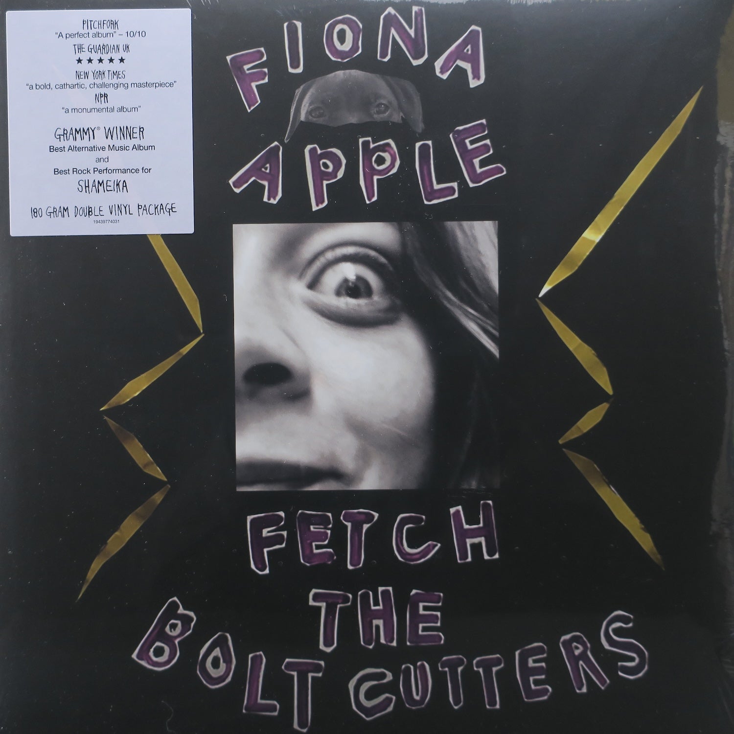 Fiona Apple 'Fetch The Bolt Cutters' Remastered 180g Vinyl 2LP Record - High-Quality Audiophile Edition for Music Collectors & Vinyl Enthusiasts - Perfect for Home Listening & Gifts
