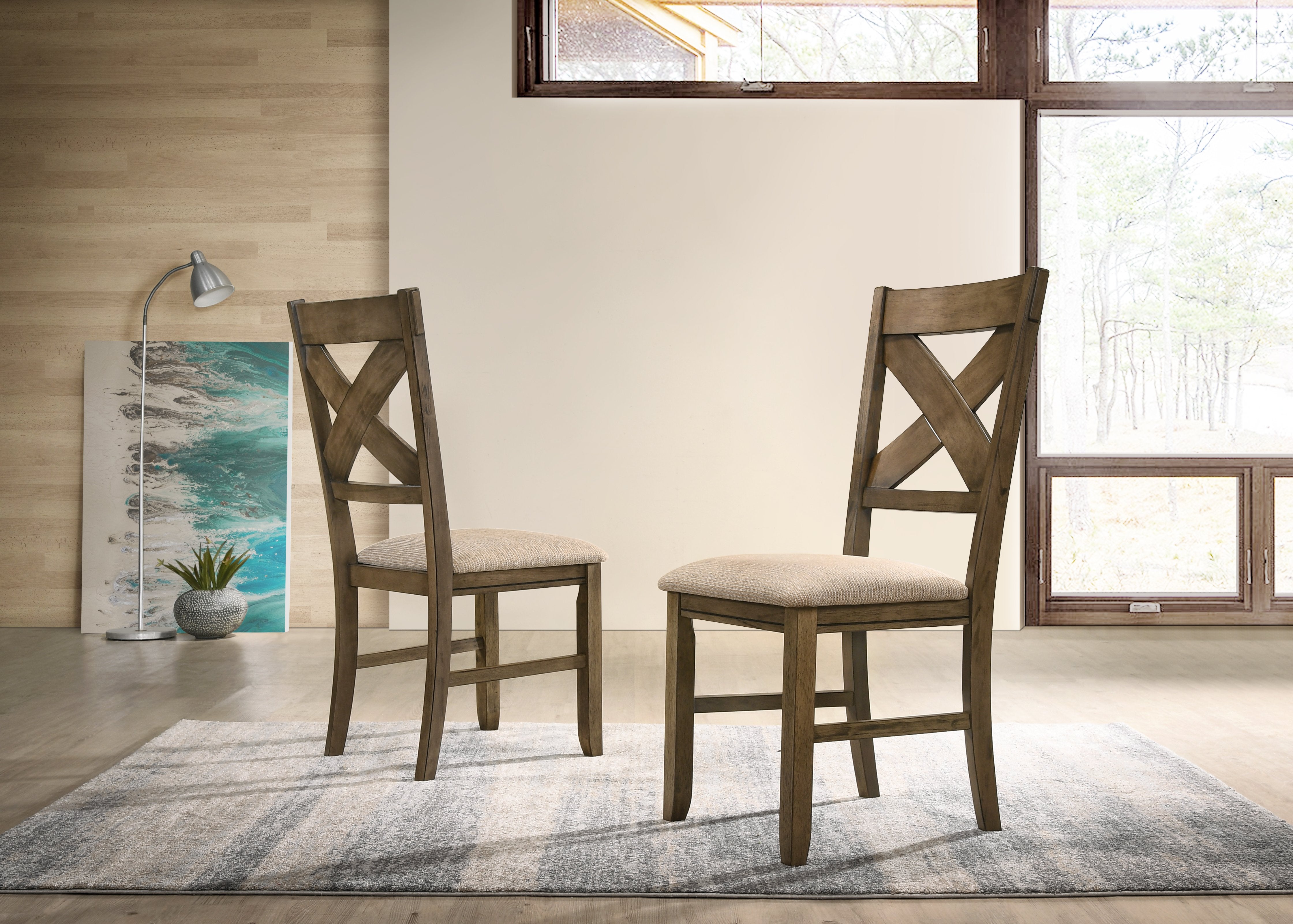 Raven Wood Dining Set with Butterfly Leaf Table & 8 Chairs - Elegant Expandable Dining Room Furniture for Family Gatherings & Dinner Parties