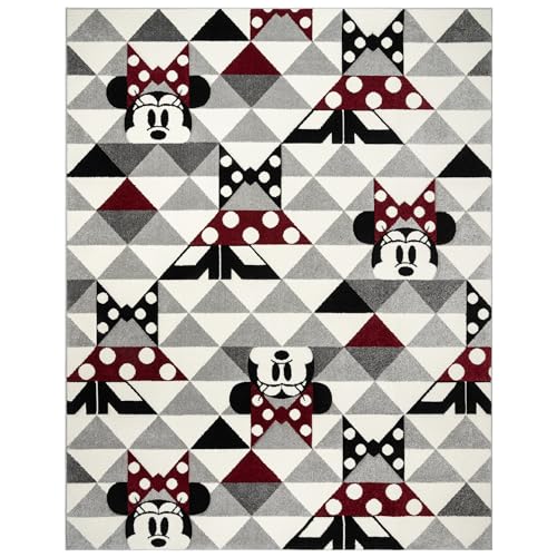 Minnie Pyramids, Ivory/Red