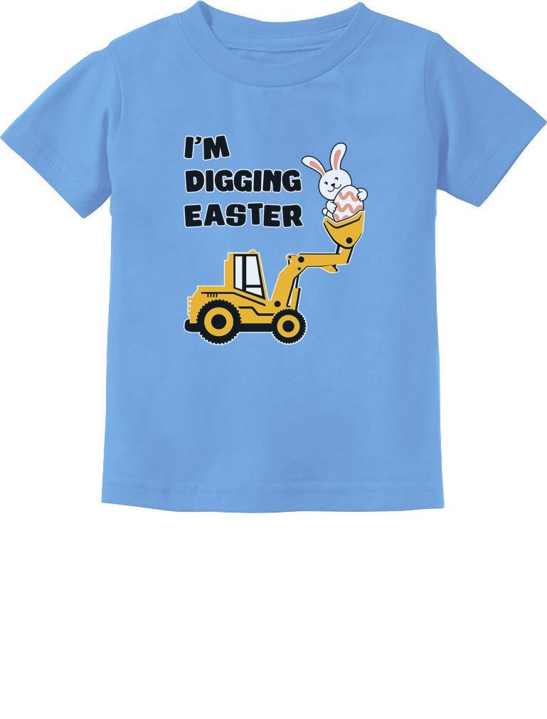 Funny Easter Bunny T-Shirt for Boys & Girls - Cute Infant & Toddler Kids Shirt - Perfect for Easter Egg Hunts & Spring Family Photos