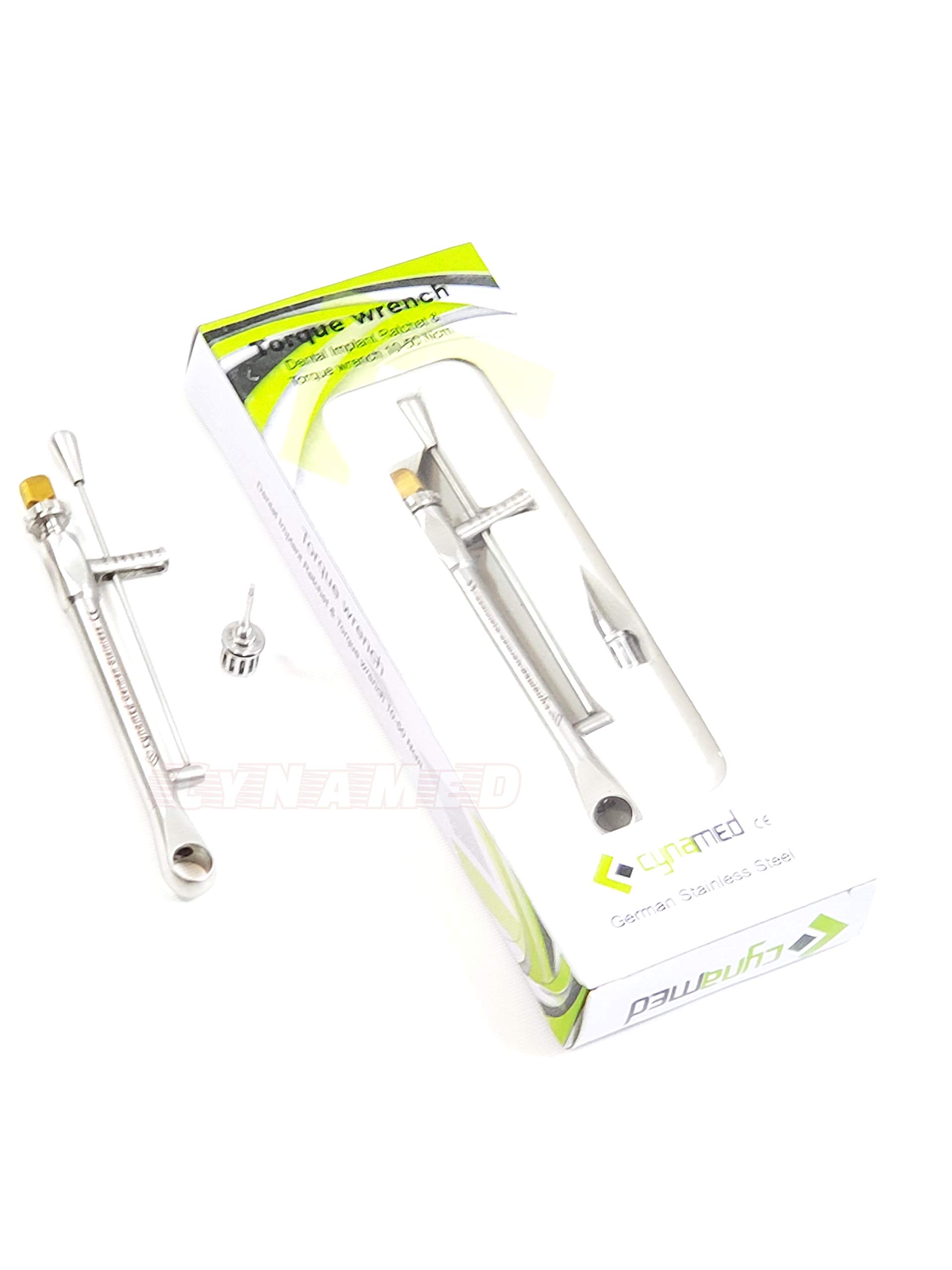 Premium German Universal Torque Wrench Ratchet 10-50 Ncm - Dental Implant Abutment Tools for Dentists & Dental Clinics - Perfect for Implant Placement, Prosthetic Adjustments & Surgical Procedures
