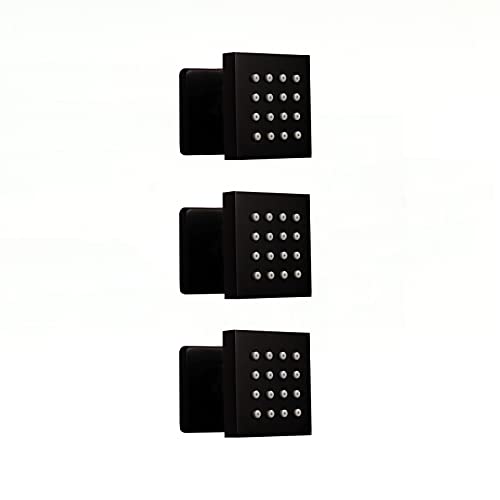 Matte Black : 3 PCS
