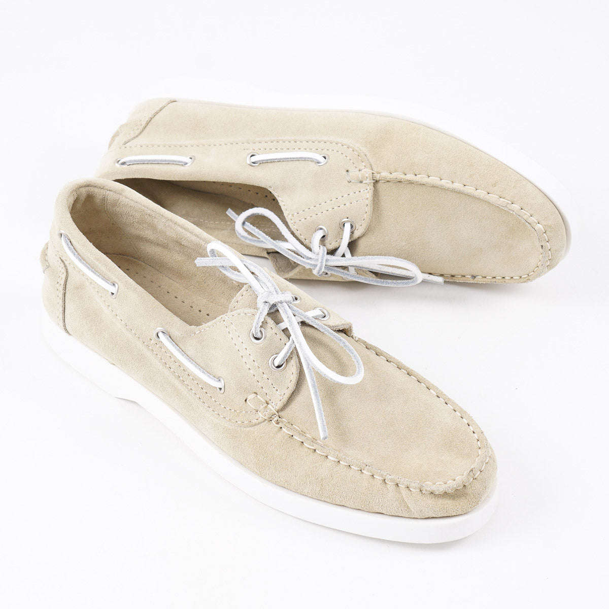 Sartorio Men's Genuine Calf Suede Boat Shoes - Comfortable Loafers for Casual Wear, Sailing & Summer Outfits