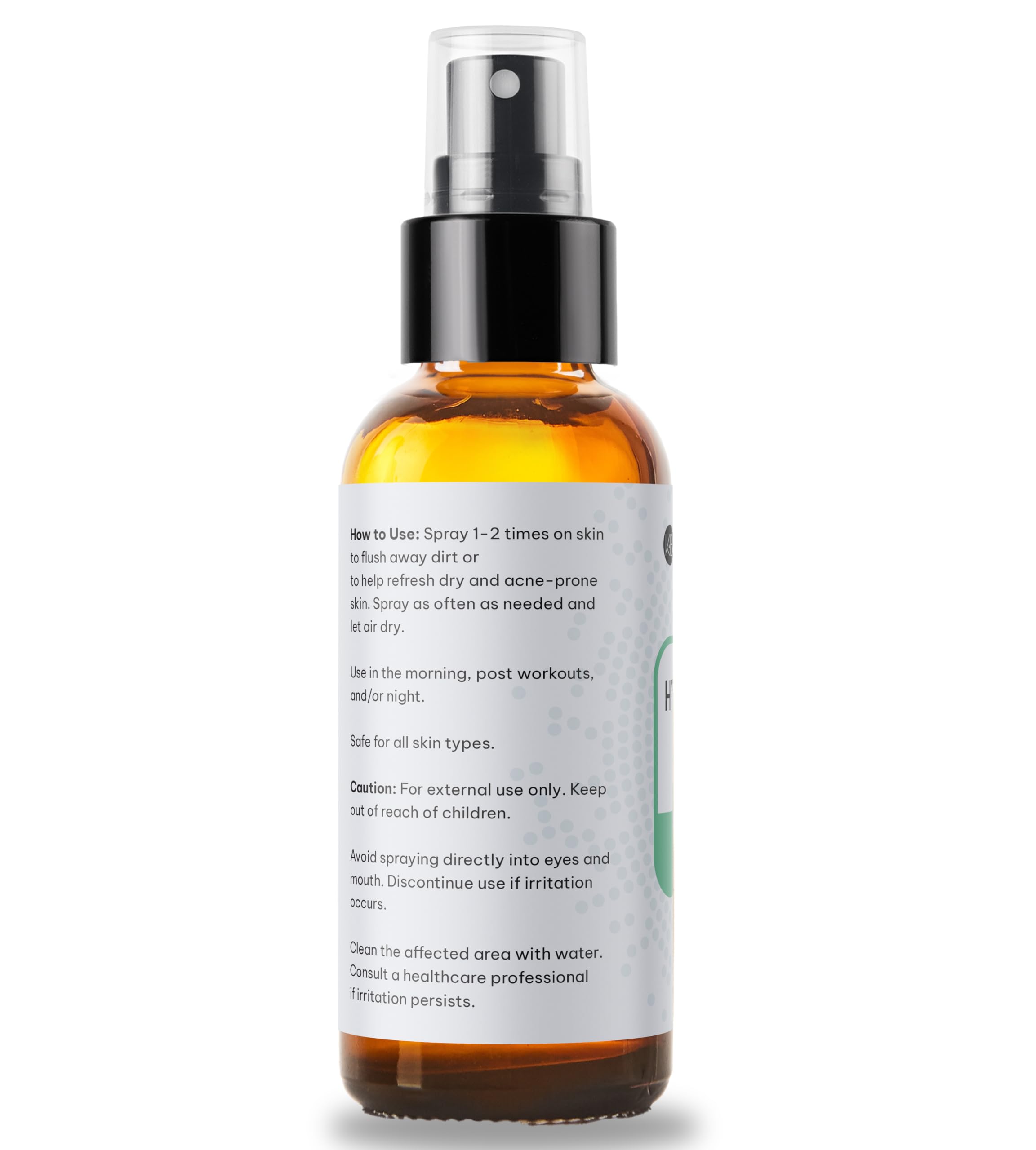 Kate Blanc Cosmetics Hypochlorous Acid Facial Spray - 0.02% HOCl Gentle Skin Cleanser for Acne, Eczema & Sensitive Skin (2oz) | Daily Face Mist, Post-Workout Refresh & Travel Skincare Essential