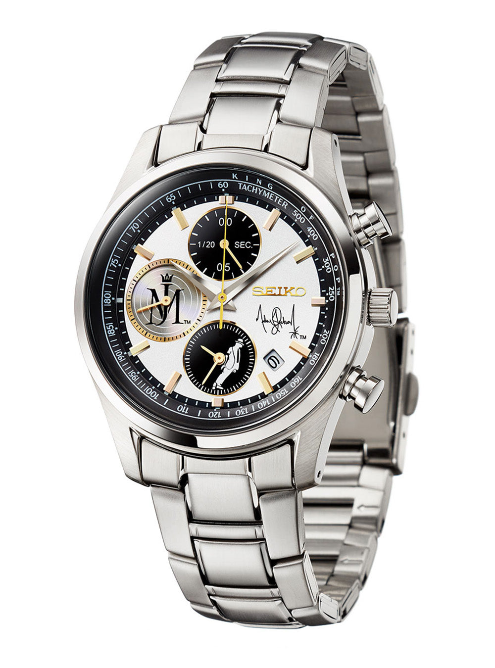 Limited Edition Michael Jackson × Seiko Collaboration Watch - Made in Japan | Perfect for Collectors & Music Fans