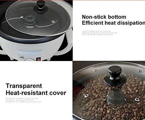TOPCHANCES 110V Electric Coffee Bean Roaster Machine for Home Use - 5LB Capacity, Adjustable Temperature, Perfect for Roasting Coffee Beans, Peanuts & Nuts - Ideal for Coffee Enthusiasts & Home Baristas (Great for Gifts, Small Businesses & DIY Coffee Roasting)