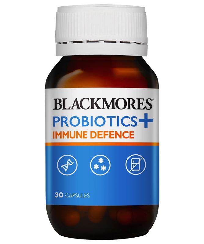 Blackmores Probiotics + Immune Support Supplement - Boost Gut Health & Strengthen Immunity for Adults & Kids | Daily Digestive Wellness & Immune Defense