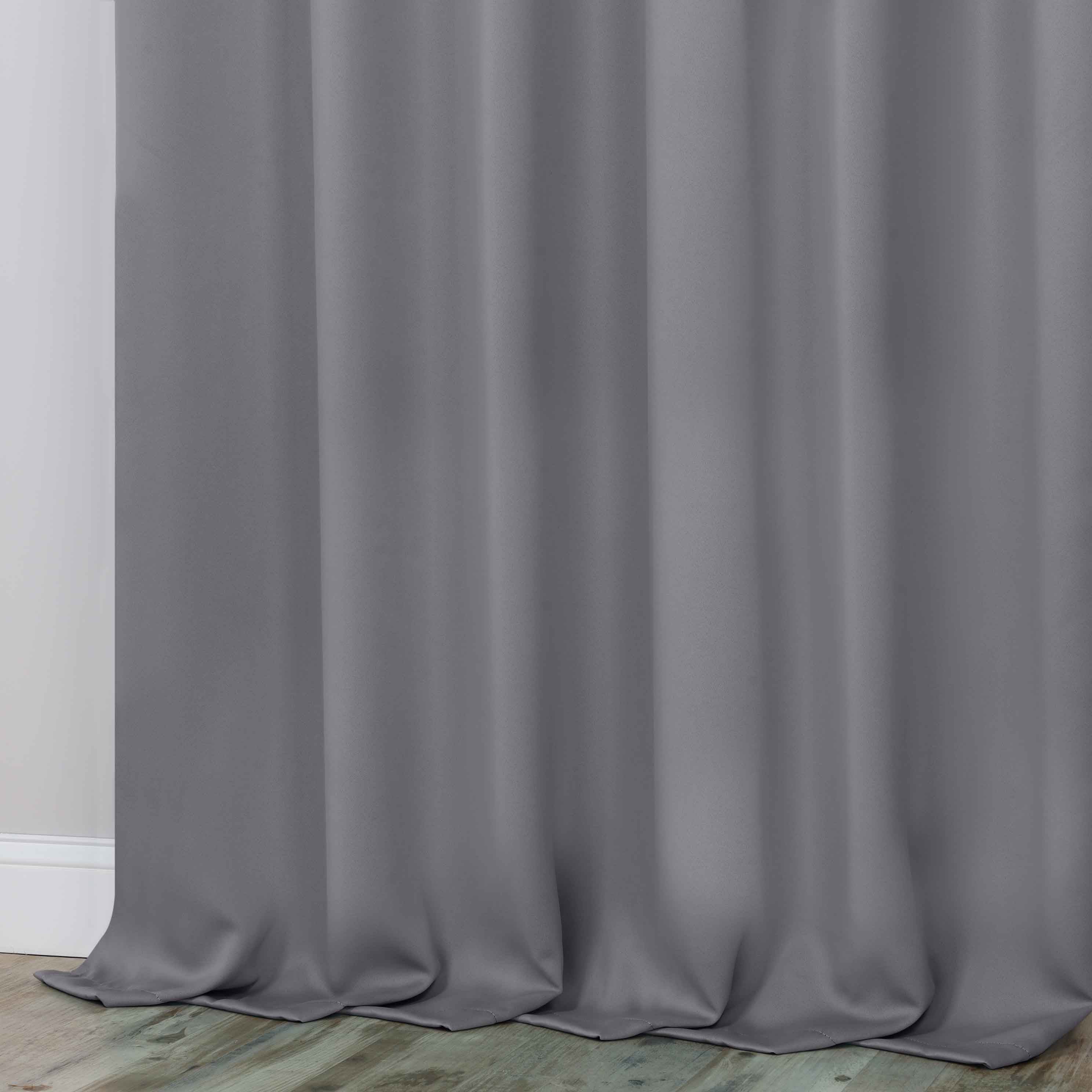Classic Modern Solid Blackout Curtain Panels - Set of 2 for Bedroom & Living Room - Light Blocking Thermal Insulated Window Drapes for Home Decor