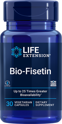 Life Extension Bio Fisetin 30 Veggie Capsules | Natural Antioxidant Supplement for Cellular Health & Longevity | Supports Brain Function & Healthy Aging - Perfect for Daily Wellness Routine & Anti-Aging Regimen