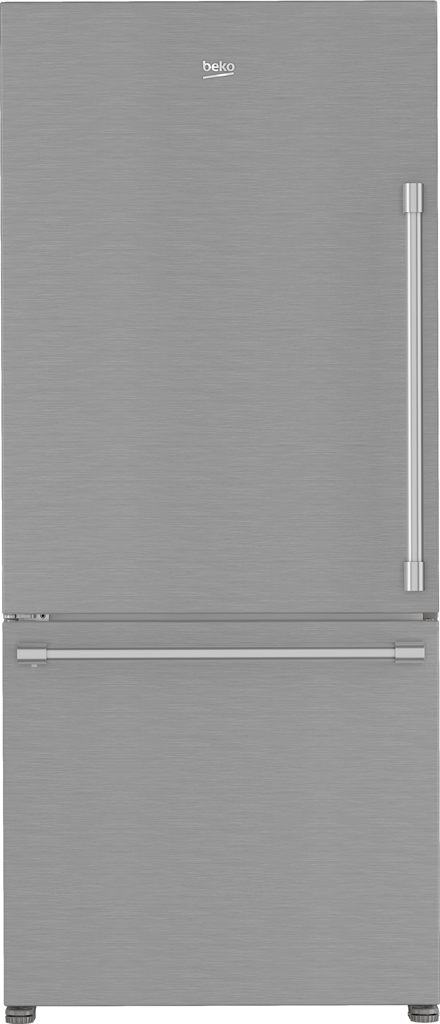 Beko BFBD30216SSIML 30-Inch Bottom Freezer Refrigerator with HarvestFresh Technology - Energy Efficient Stainless Steel French Door Fridge for Kitchen & Home Storage