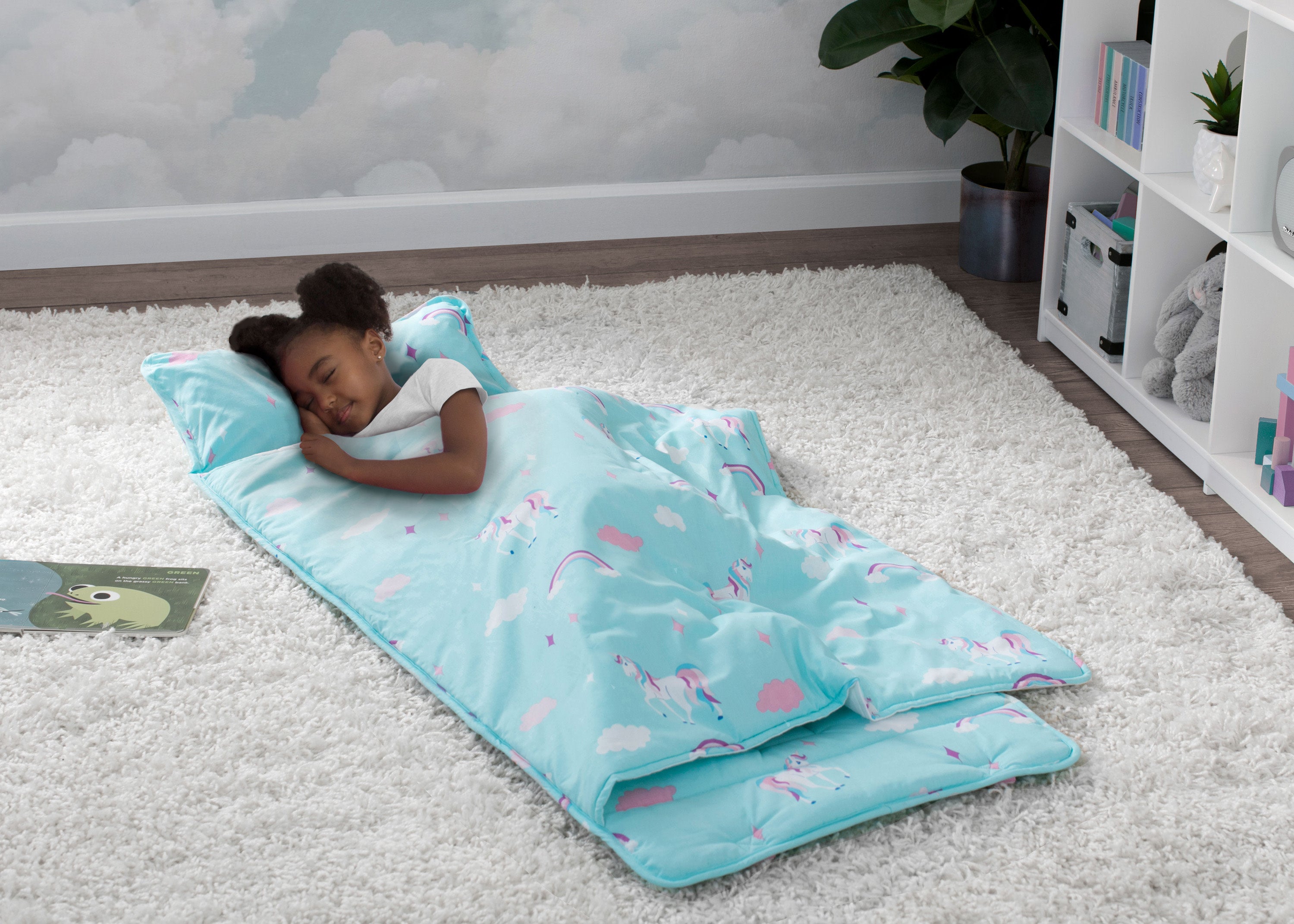 Personalized Nap Mat with Pillow & Blanket for Toddlers & Kids - Soft Portable Sleeping Mat for Daycare, Preschool & Travel